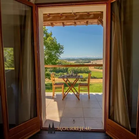 Semesterbostad Inoubliables Avec Panorama Exceptionnel Saint-Justin (Midi-Pyrenees)